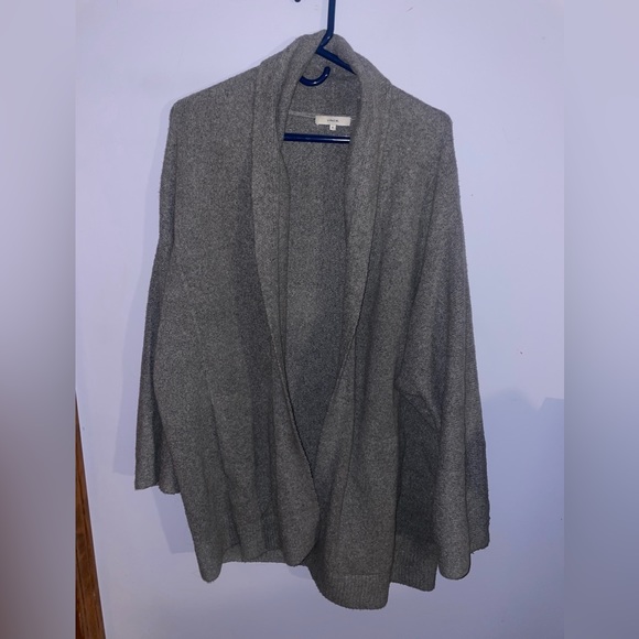 Vince Shawl Collar Open Textured Cardigan - Picture 3 of 8